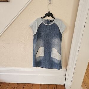 Girls Jean Dress By Next UK---Size 10 Years Old